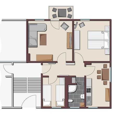Apartamento Haus Auguste, Kormoran Rostock Exterior foto