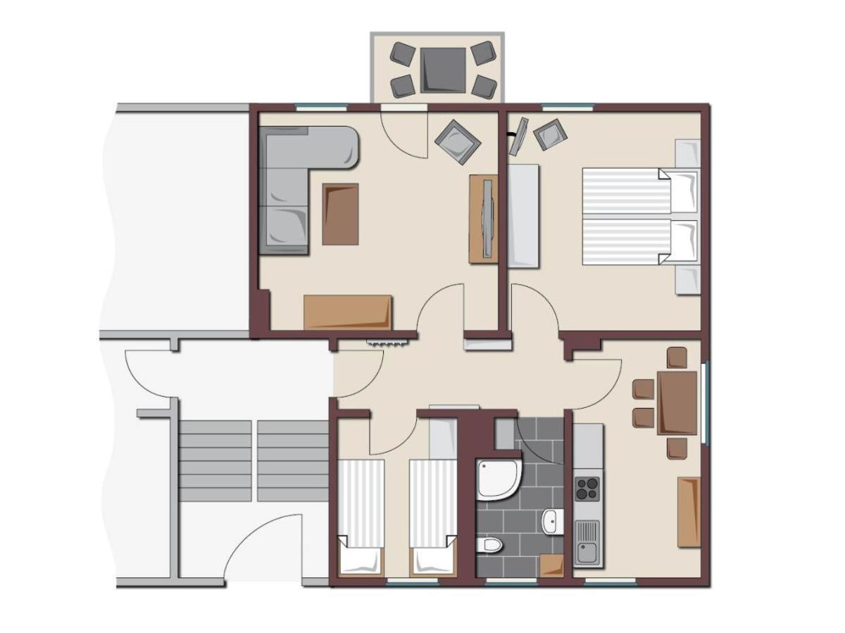 Apartamento Haus Auguste, Kormoran Rostock Exterior foto